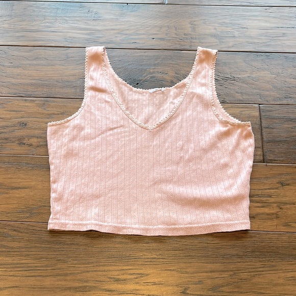 Cropped Tank Top Pink - Picture 1 of 1